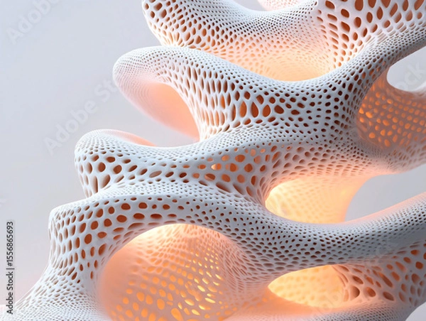 Fototapeta Abstract 3D Structure