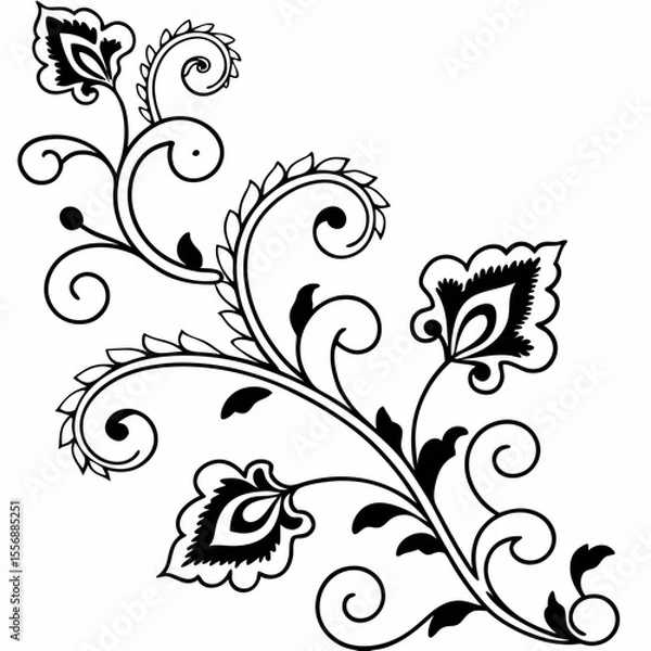 Obraz abstract floral background