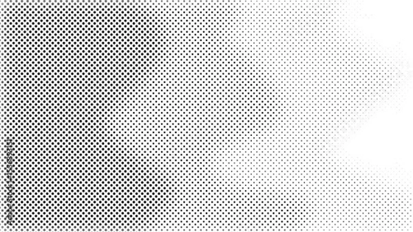Obraz Halftone grunge dot texture. Abstract background. Monochrome frame.