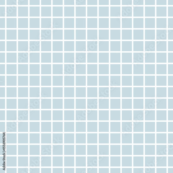 Obraz Minimal Blue Grid Seamless Pattern Background for Digital and Print Design