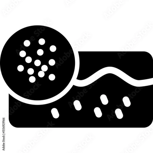 Fototapeta Blackhead Icon