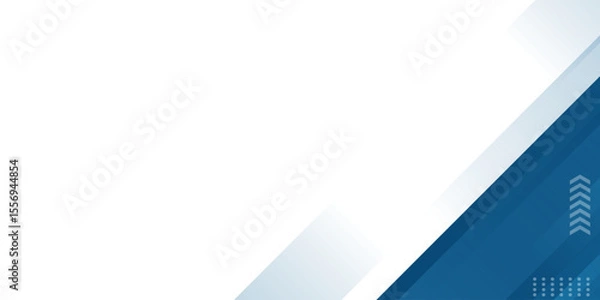 Fototapeta Blue abstract background with white color. Abstract blue background with square shapes. Modern Simple Blue Grey Abstract Background Presentation Design for Corporate Business and Institution.