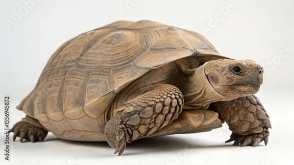 Fototapeta Gopher Tortoise on studio background