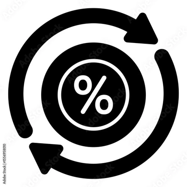 Obraz Perfect design icon of discount update