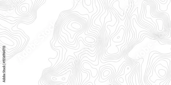 Obraz Abstract topography pattern seamless lines sea map modern design white background. Abstract digital topographic contour map concept space geometric strip grid line. Natural discovery of maps.	
