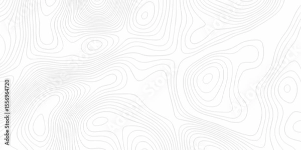 Obraz Abstract topography pattern seamless lines sea map modern design white background. Abstract digital topographic contour map concept space geometric strip grid line. Natural discovery of maps.	
