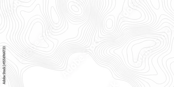 Obraz Abstract topography pattern seamless lines sea map modern design white background. Abstract digital topographic contour map concept space geometric strip grid line. Natural discovery of maps.	
