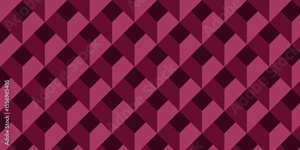 Obraz Illustration decoration colorful seamless material pattern square design.	