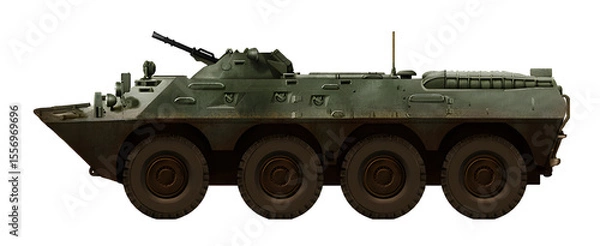Fototapeta Haribon I APC (Concept of a new armored personnel carrier for the Philippine Army, with a 14.5mm machine gun)