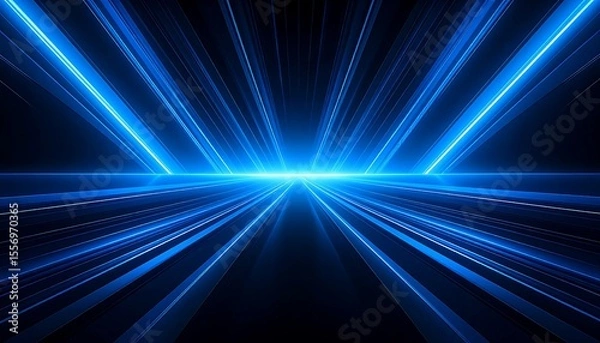 Fototapeta Abstract digital speedway