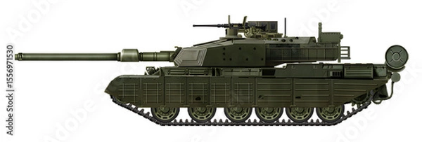 Fototapeta MBT-40A2 (modernization of the MBT-40A1 tank with a new 120mm gun)