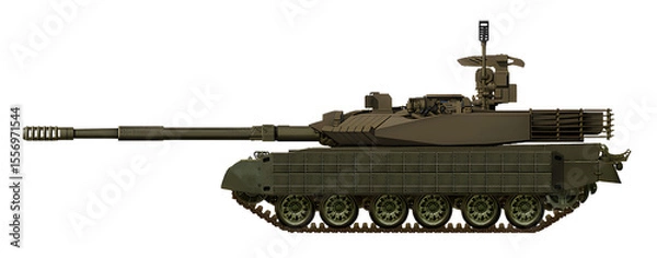Fototapeta Type-33A2 MBT (improved version of the Type-33A1 tank with a new turret)