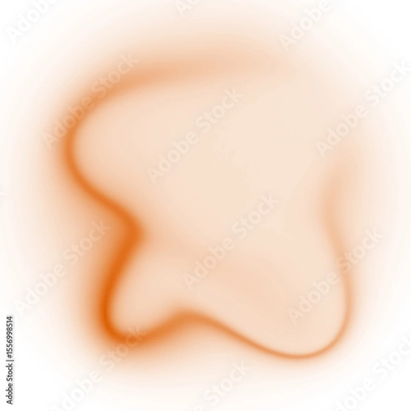 Fototapeta Rustic Orange Grunge Circle: Textured spray paint style abstract design element PNG