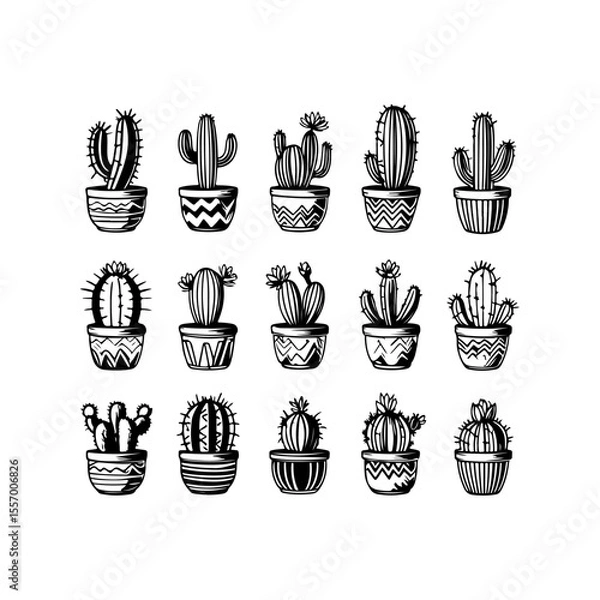 Fototapeta Silhouette design elements for design universal template, simple template design isolated on white background.
