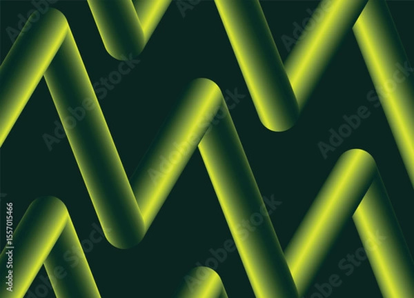 Obraz gradient lines pattern background with 3D effects