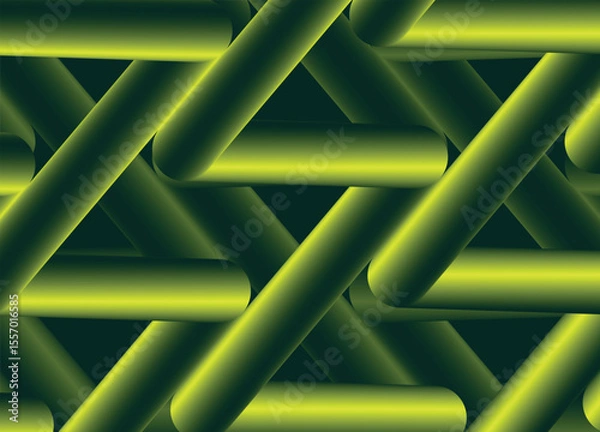 Obraz gradient lines pattern background with 3D effects