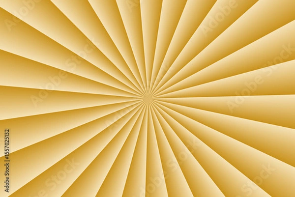 Obraz A dynamic abstract sunburst background with radial golden orange rays converging to the center. This vibrant design evokes energy, sunshine, and summer warmth