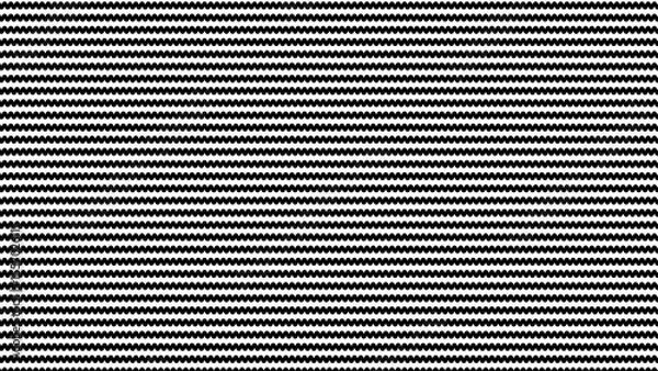 Fototapeta Smooth wavy black line pattern