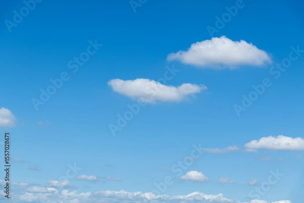 Obraz Blue sky with few clouds