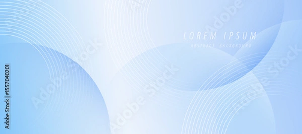 Fototapeta Fresh and clean abstract background in light blue tones with soft wave texture. Ideal for health, tech, and corporate use.