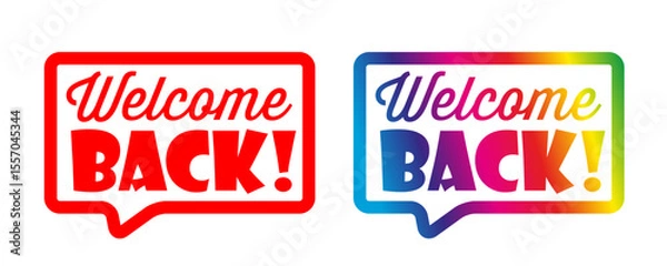 Obraz Welcome back