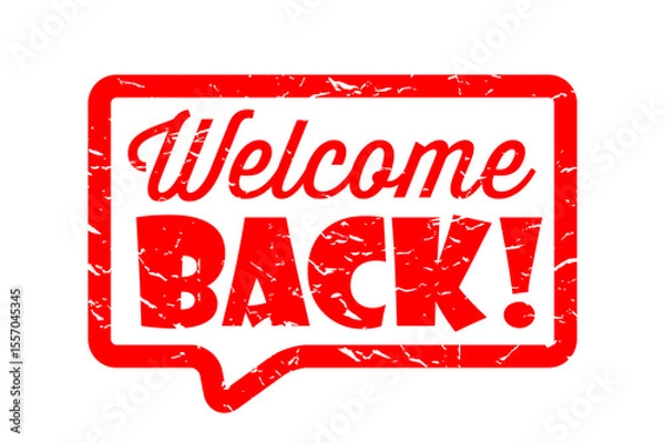 Obraz Welcome back