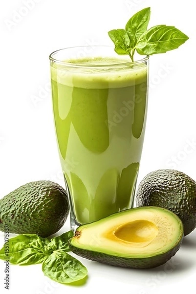Obraz Fresh Avocado Green Smoothie.