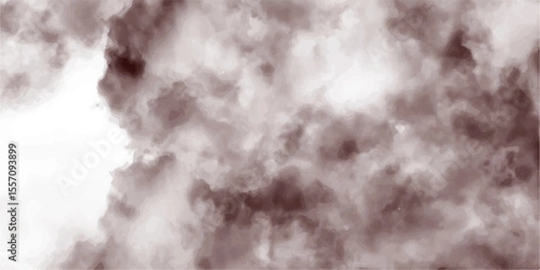 Fototapeta Maroon cloudscape atmosphere.smoky illustration liquid smoke rising.before rainstorm smoke exploding.Old vintage grunge pattern distressed bright purple paper .decorative pattern background.