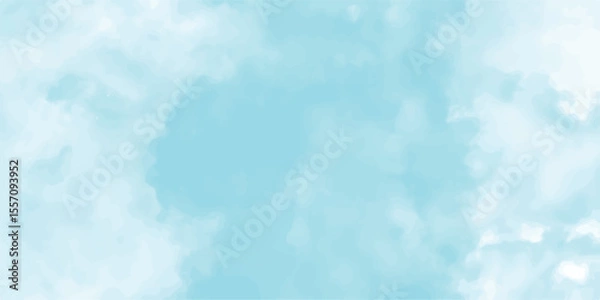 Fototapeta Sky blue cloudscape atmosphere.smoky illustration liquid smoke rising.before rainstorm smoke exploding.Old vintage grunge pattern distressed bright purple paper .decorative pattern background.