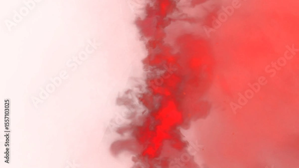 Fototapeta Dramatic fiery red smoke design creates a moody and abstract background, perfect for adding depth and intensity to creative projects.