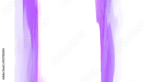 Fototapeta Abstract violet and white gradient flows against a stark black backdrop, creating a dynamic, modern design element with a soft, blurred texture.