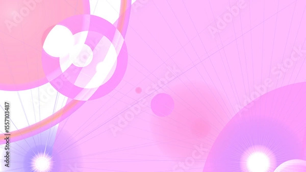Fototapeta Delicate mauve circles blend together to create a dreamy abstract design, perfect for backgrounds and atmospheric projects.