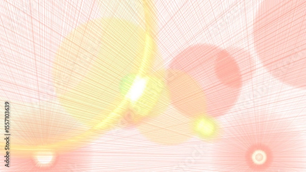 Fototapeta Radiant energy beams and glowing spheres create a dynamic abstract design, perfect for backgrounds and digital art projects.