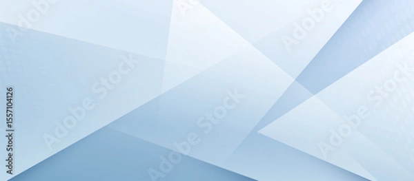 Obraz Abstract white and blue modern background. Vector Illustration