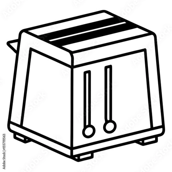 Fototapeta Low Energy Appliance Vector | Generative AI Silhouette & Linocut Design