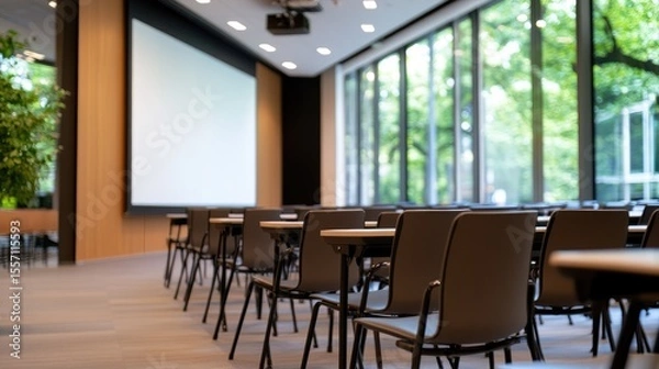 Obraz Empty modern conference room