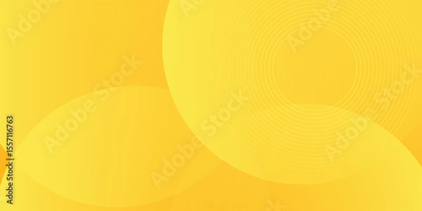Fototapeta Fluid yellow gradient shapes composition. for presentation design. Vermilion base for website, print, base for banners, wallpapers, business cards, brochure, banner, calendar, graphic modern yellow