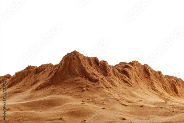 Fototapeta A surreal ochre spice dune resembling Martian terrain, evoking National Food Day, with flavors of Umami Harmony Festival