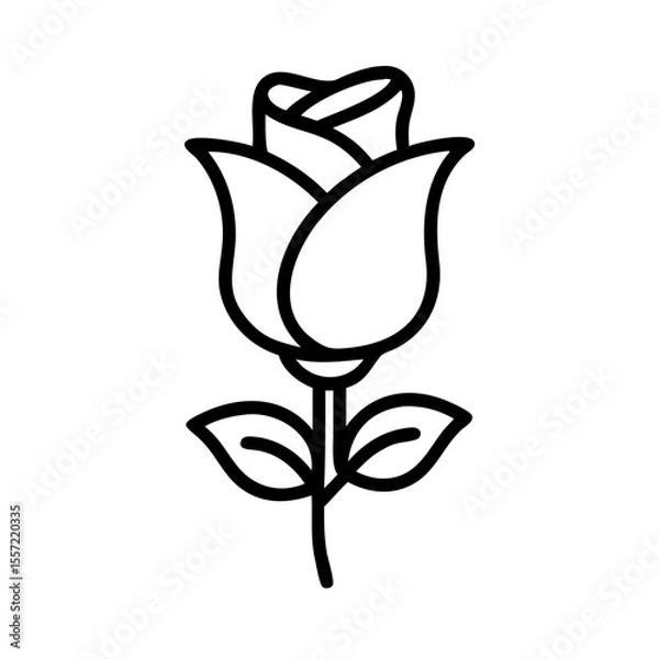 Fototapeta Rose vector