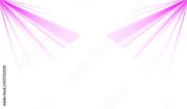 Obraz Abstract pink background with smooth lines and glowing motion effects Abstract pink background with smooth lines and glowing motion effects