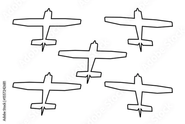 Fototapeta Plane icon vector for web and mobile app. Airplane sign and symbol. Flight transport symbol. Travel sign.