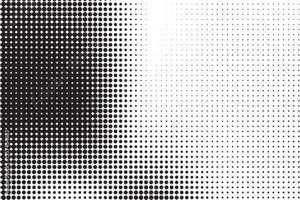 Obraz modern halftone white and white background design decoration pattern concept for web or banner	