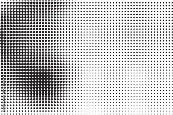 Obraz modern halftone white and white background design decoration pattern concept for web or banner	