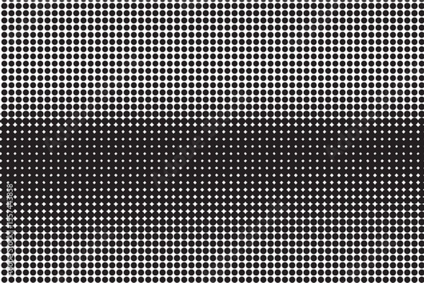 Obraz modern halftone white and white background design decoration pattern concept for web or banner	