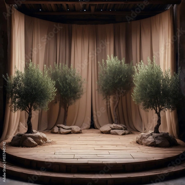 Obraz Podium product stage background