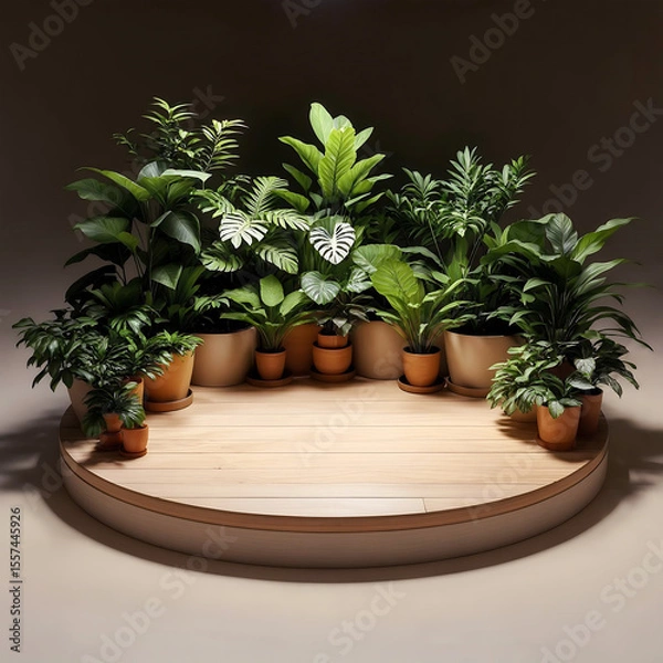 Obraz Podium product stage background