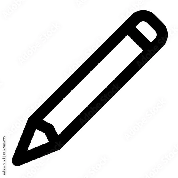 Obraz pencil icon vector illustration