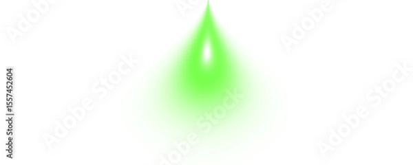 Fototapeta Vibrant Green Drop: A Striking Visual Element