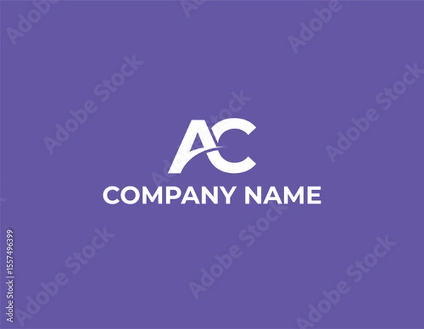 Obraz Monogram A and C Modern Logo