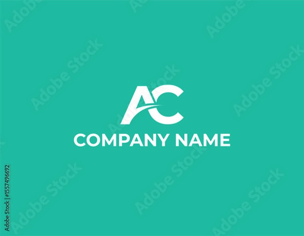 Obraz Monogram A and C Modern Logo